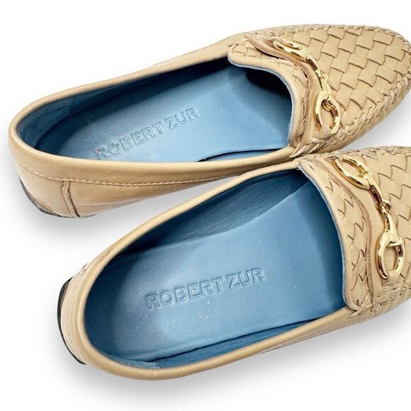 Robert Zur Perlata Shell True Glove Tan Leather Driving Loafers Women’s Size 7.5 - Picture 3 of 10